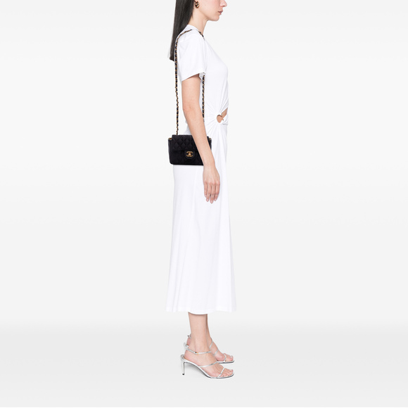 Pre-Loved Chanel Mini Square Classic Satin Single Flap - Picture 8 of 8